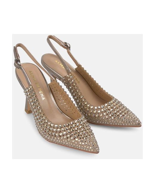 Alma En Pena. White Hoher Absatzschuh
