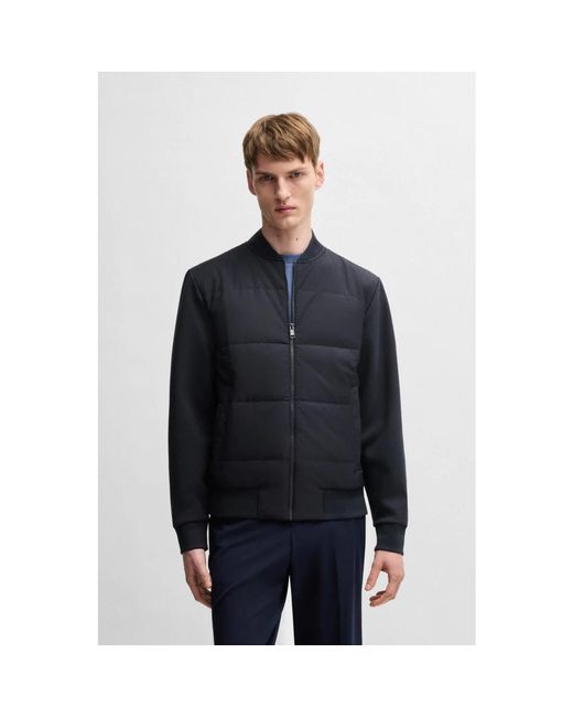 HUGO Bomber Jackets in het Blue voor heren