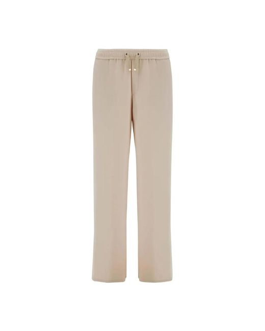 Straight Trousers Herno de color Natural