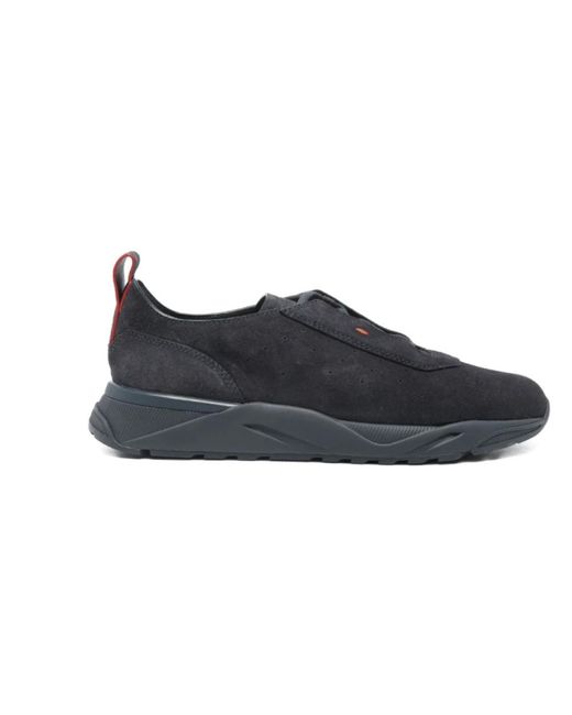 Santoni Blue Sneakers for men