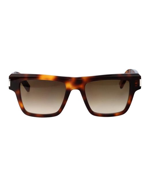 Saint Laurent Brown Sunglasses for men