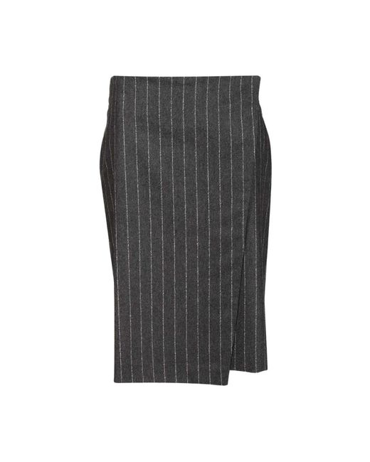 Loulou de Saison Gray Midi Skirts