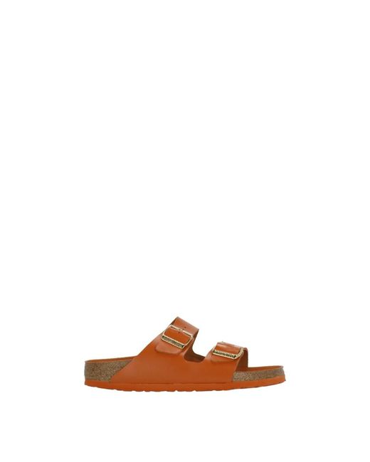 Birkenstock Brown Sliders