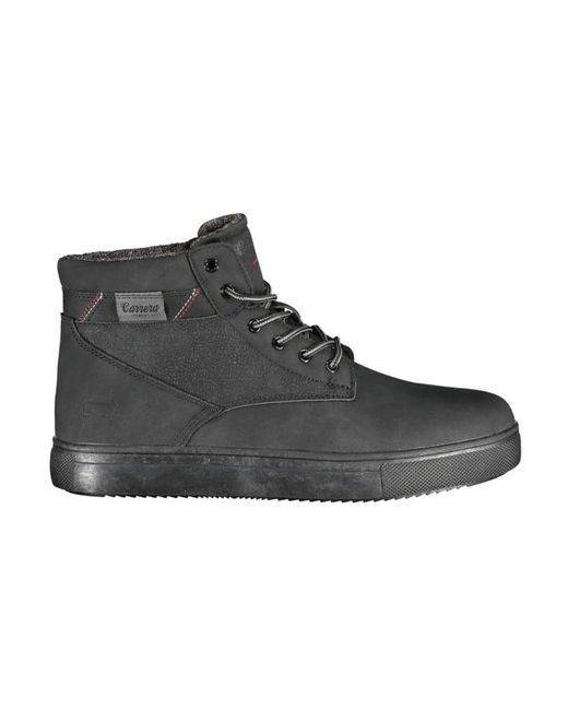 Lace-Up Boots di Carrera in Black da Uomo