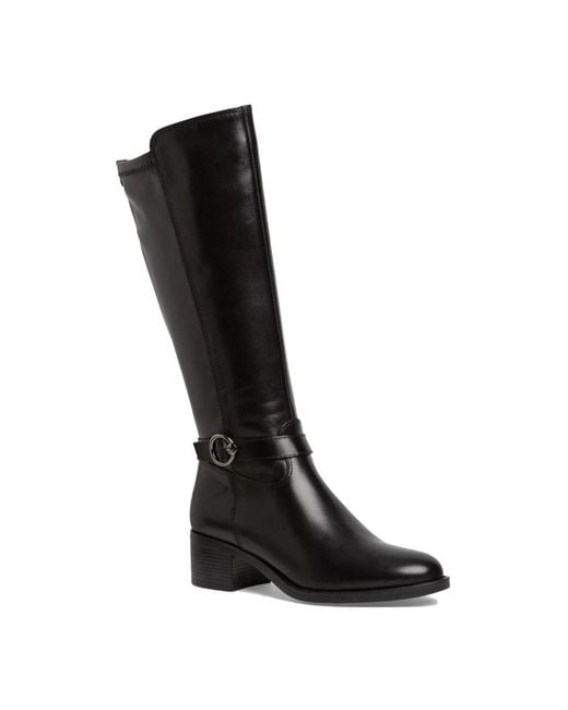 Tamaris Black High Boots