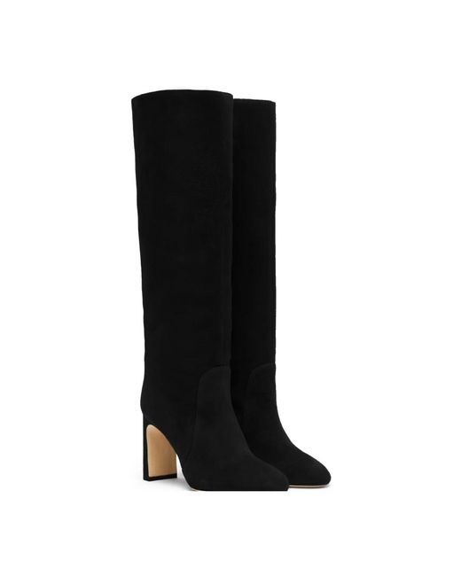 Stuart Weitzman Black Heeled Boots