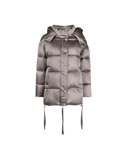 P.A.R.O.S.H. Gray Down jackets