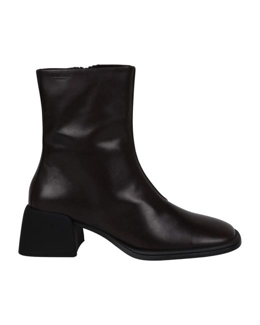 Vagabond Black Heeled Boots