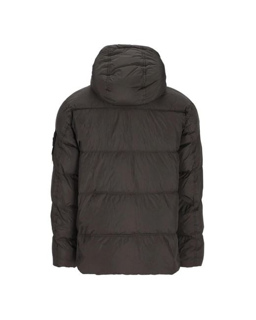 Winter Jackets Stone Island pour homme en coloris Black