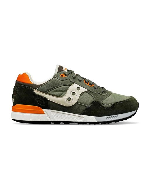 Sneakers shadow 5000 verde stone washed di Saucony in Green da Uomo