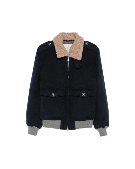 Bomber Jackets Brunello Cucinelli de hombre de color Black