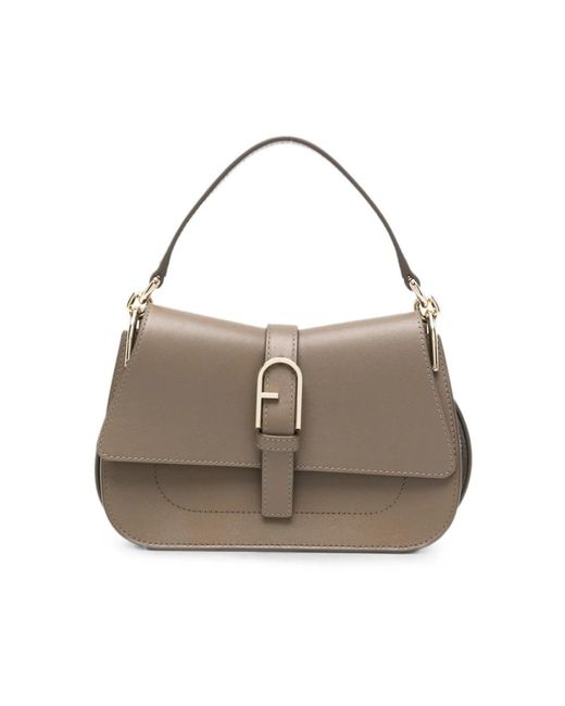 Furla Gray Shoulder Bags