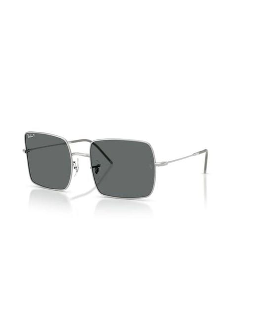 Ray-Ban Gray Square Reverse