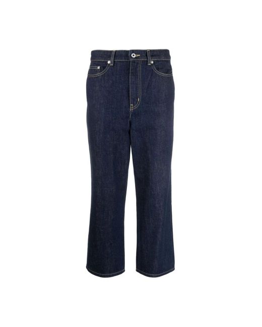 KENZO Blue Cropped Jeans