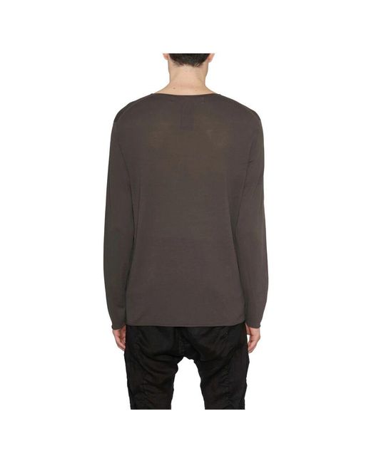 Round-Neck Knitwear di Isabel Benenato in Brown da Uomo
