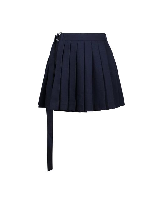 AMI Blue Short Skirts