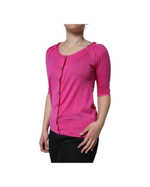 Dolce & Gabbana Pink Cardigans