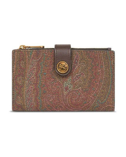 Wallets & Cardholders di Etro in Brown
