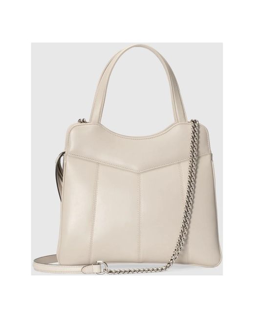 Gucci Natural Gg Supreme Flat Crossbody Bag