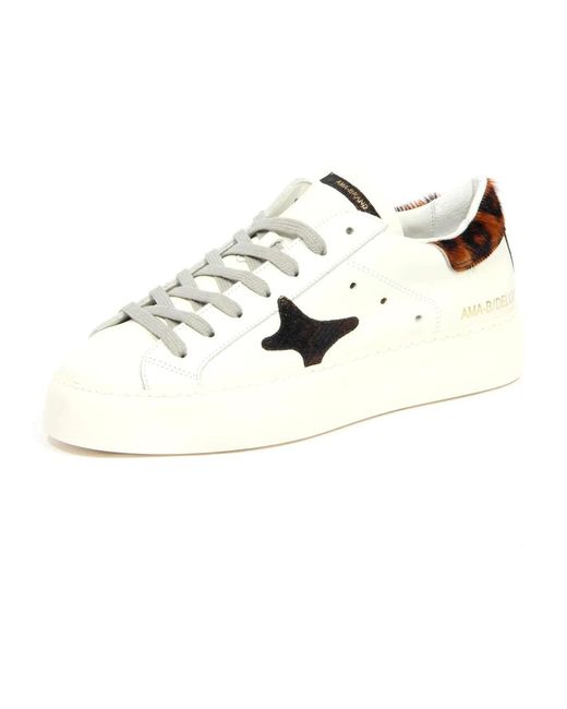 AMA BRAND White Sneakers