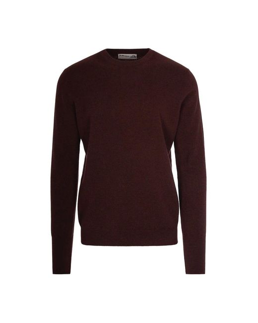 Ballantyne Purple Cashmere Knitwear for men