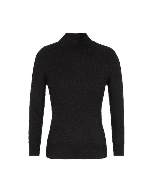 ARMANI EXCHANGE Black Turtlenecks