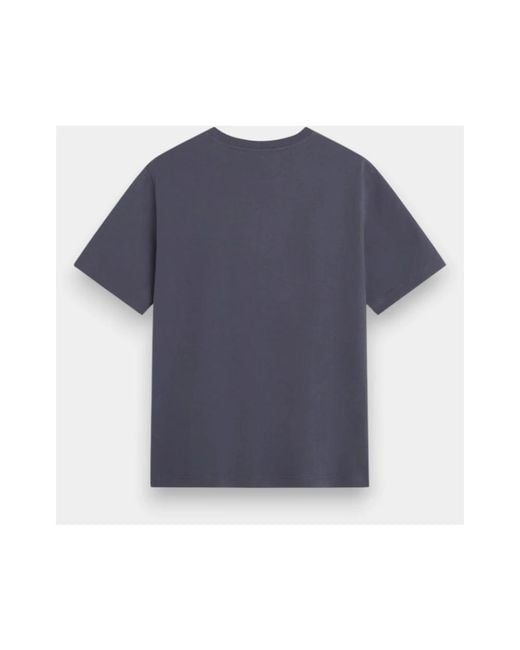Maison Kitsuné Blue T-Shirts for men