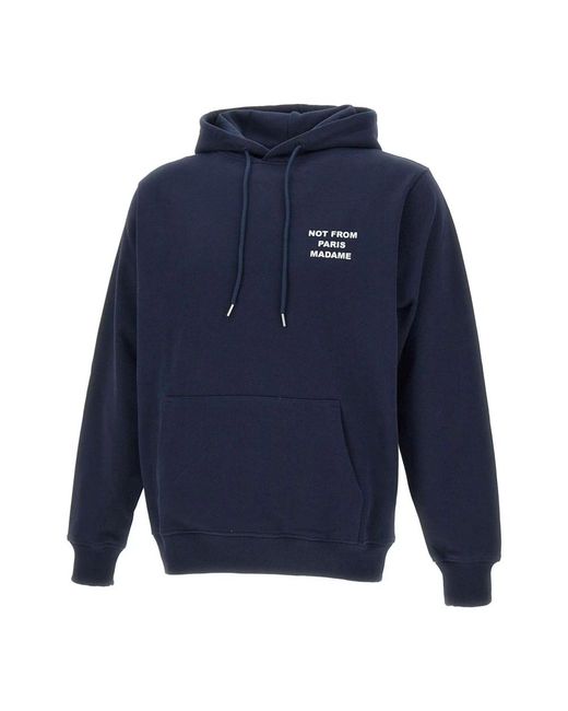 Drole de Monsieur Blue Hoodies for men