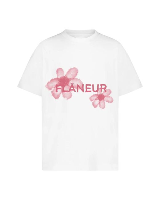 T-Shirts flâneur de hombre de color White