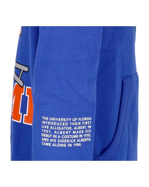 Mitchell & Ness Hoodies & Sweatvesten ,Blauw ,Katoen Florida Gators Origins Fleece Hoodie in het Blue voor heren