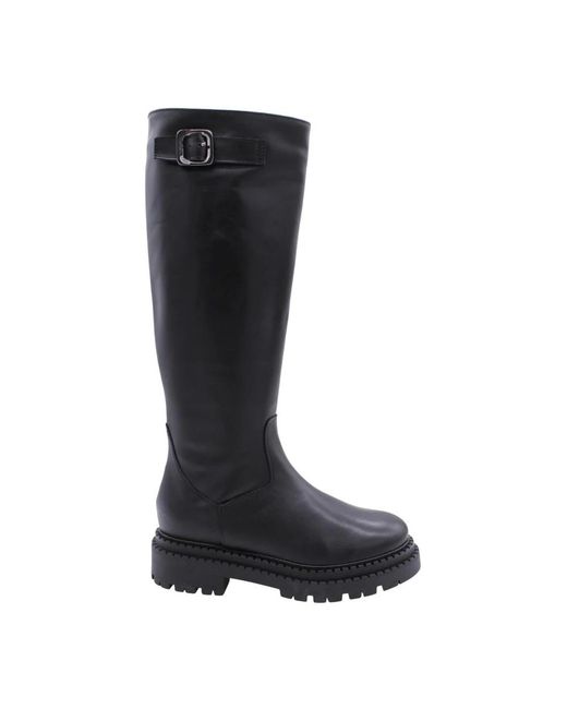 E mia Black High Boots