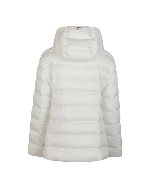 Herno Jassen ,Wit ,Leer Arendelle Down Jacket in het Gray