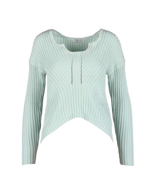 Ballantyne Blue Round-Neck Knitwear