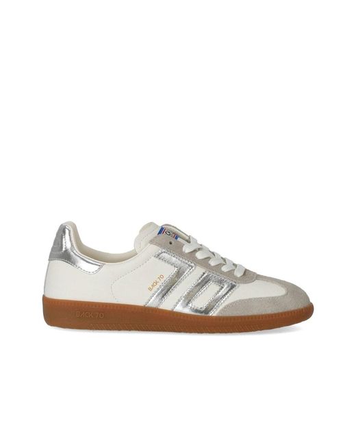 Back70 White Cloud Metallic Sneaker