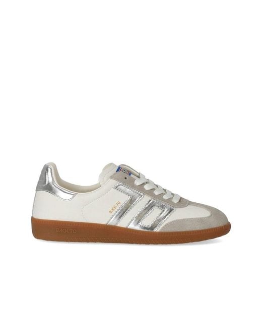 Back70 Cloud Metallic Sneaker in het White