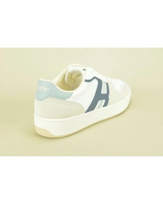 HOFF Schoenen ,Veelkleurig ,Blauw Met Witte Sneakers in het White voor heren