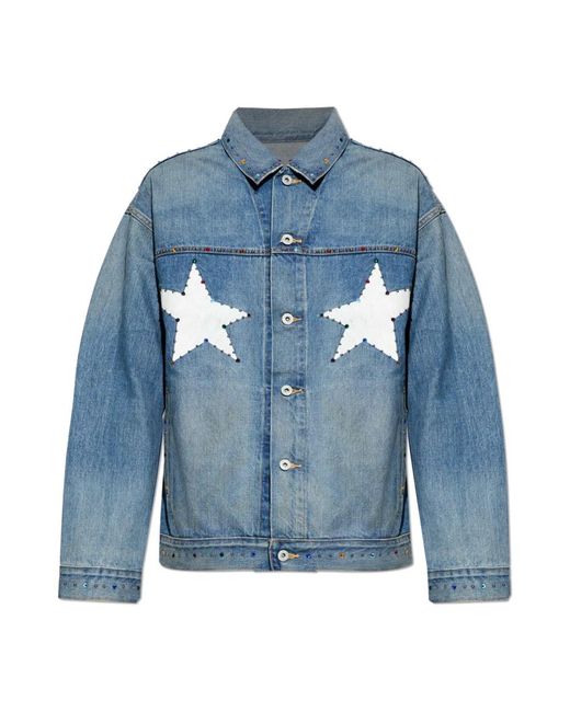 Denim Jackets A Bathing Ape de hombre de color Blue