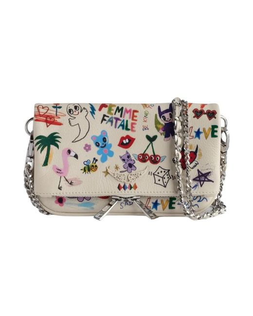 Zadig & Voltaire White Cross Body Bags