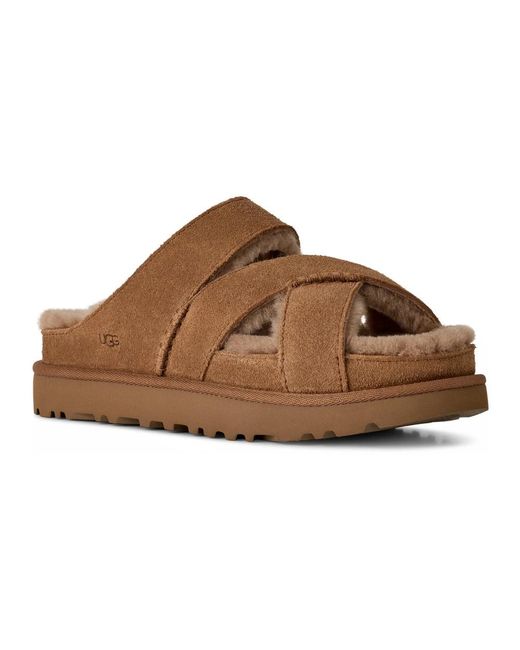 Sliders Ugg en coloris Brown