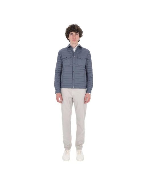 Moorer Blue Winter Jackets for men