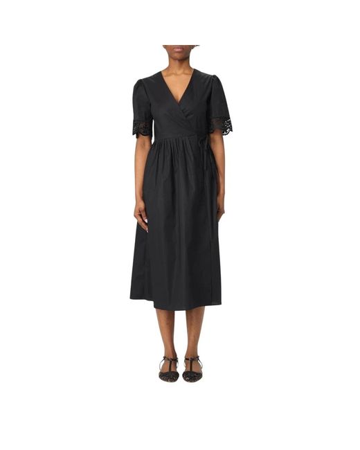 Midi Dresses Twinset de color Black