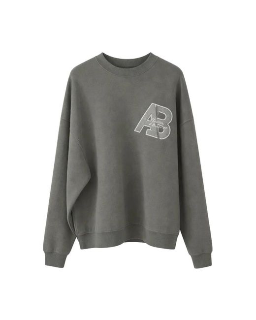 Anine Bing Gray Sweatshirts