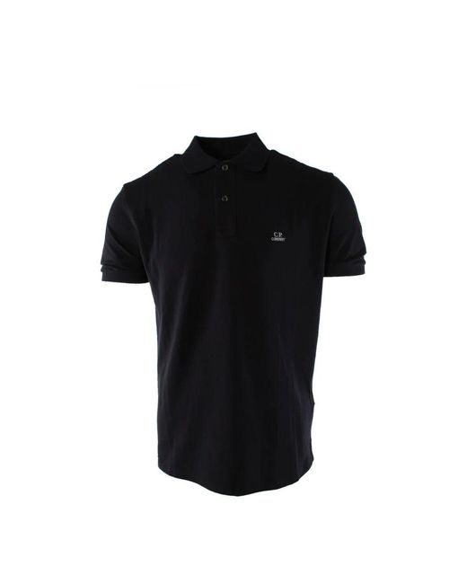 C P Company Navy blaues polo-shirt in Black für Herren