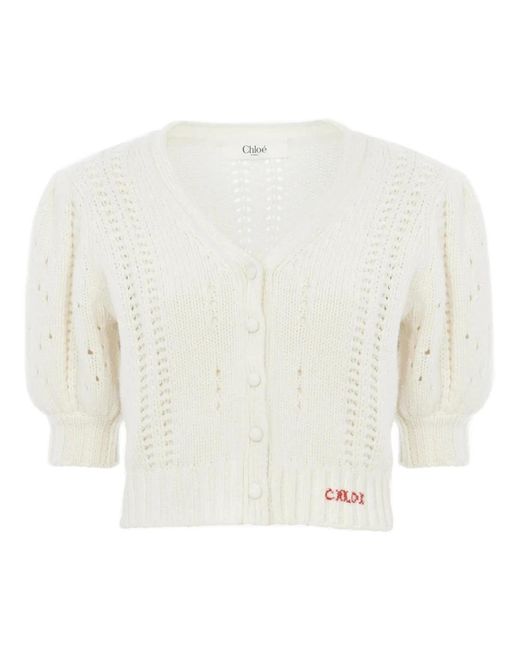 Chloé White Cardigans