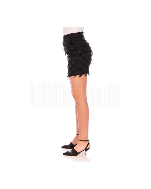 Dondup Black Short Skirts