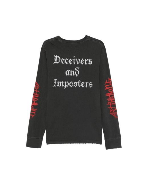 GALLERY DEPT. Black Long Sleeve Tops for men