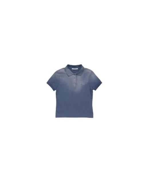 Acne Blue Polo Shirts