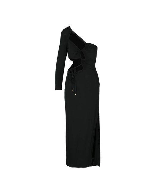 SIMONA CORSELLINI Black Midi Dresses