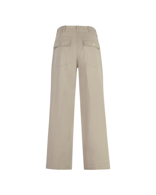 St. John Gray Wide Trousers