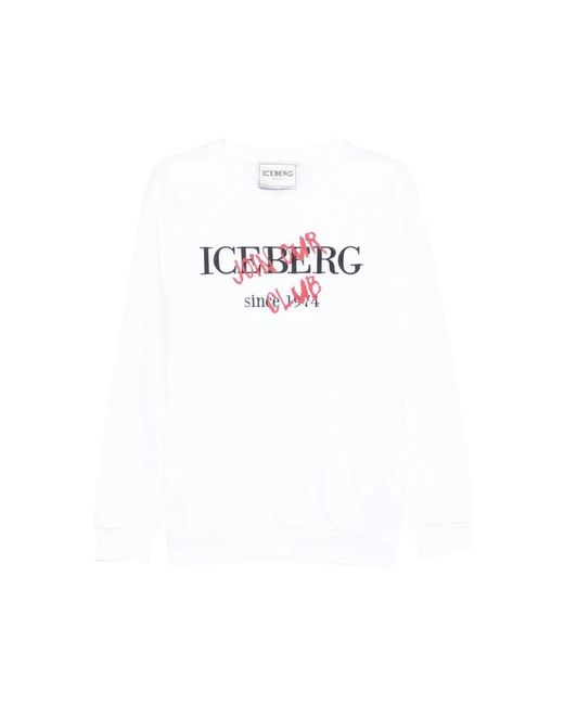 Iceberg White Sweatshirts for men